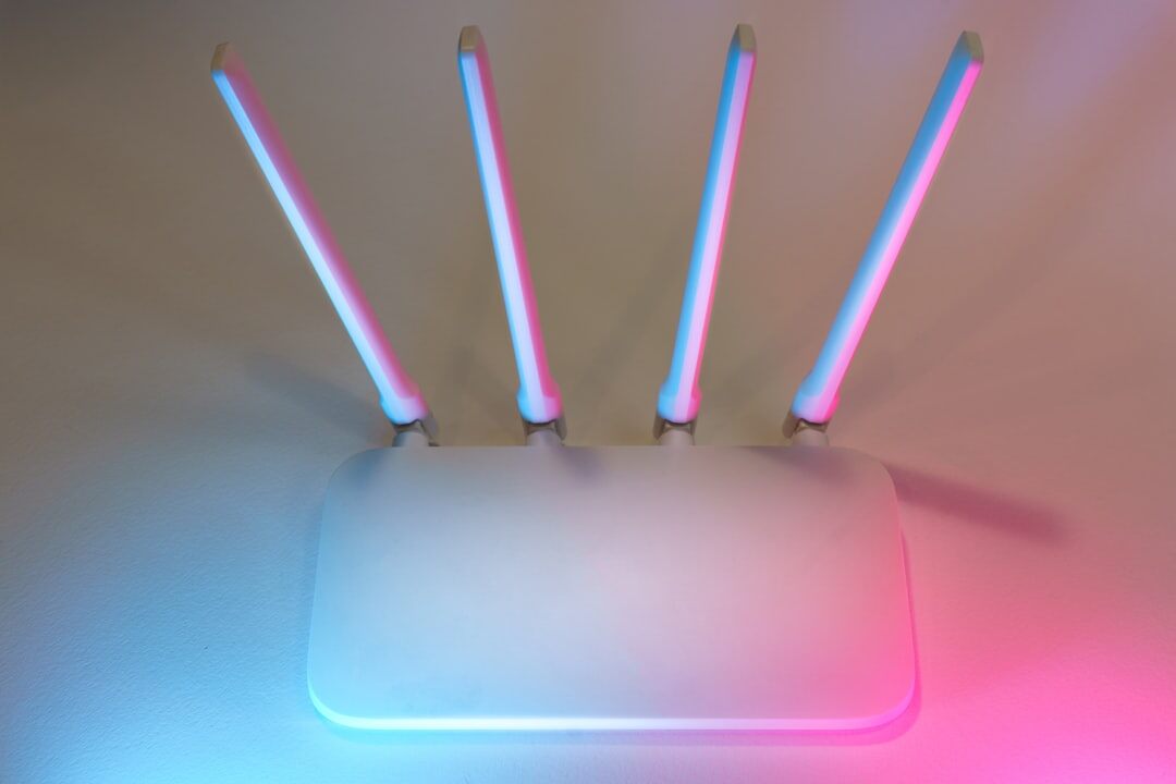 Internet of Things smart home devices connected through wireless network signals